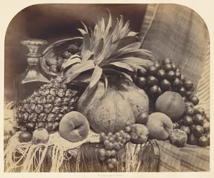 Stilleven met fruit en karaf